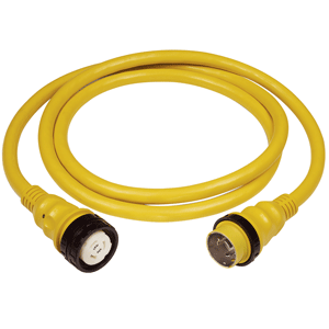 Marinco 50amp 125v Shore Power Cable 25' Yellow