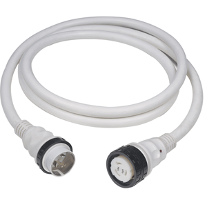 Marinco 50amp 125v Shore Power Cable 50' White