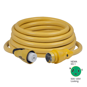 Marinco Cs503-50 Eel Shorepower Cordset 50a 125v 50