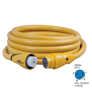 Marinco Cs504-25 Eel Shorepower Cordset 50a 125/250