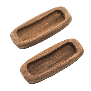 Whitecap Teak Rectangular Drawer Pull 3-1/4"l 2 Pack