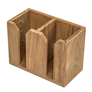 Whitecap Teak Two-bottle Rack