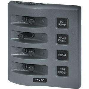 Blue Sea 4305 Weatherdeck Panel 4 Position No Circuit