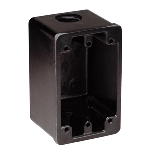 Marinco Fs Box Black F/ 15a 20a 30a Receptacles