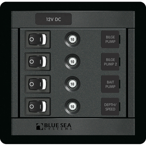 Blue Sea 1455 4 Position Switch Clb Square