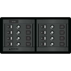 Blue Sea 1456 8 Position Switch Clb Horizontal