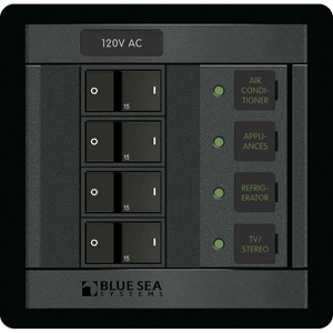 Blue Sea 1210 120 Volt Ac 4 Position