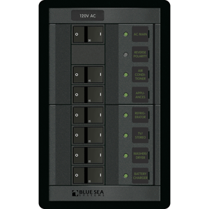 Blue Sea 1202 120 Volt Ac Main + 6 Positions