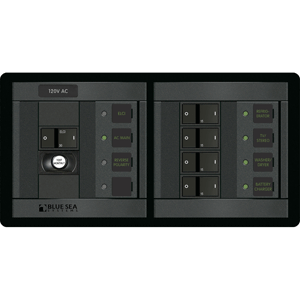 Blue Sea 1193 Elci Main 30a Double Pole + 4 Positions