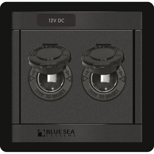 Blue Sea 1472 Dc 12 Volt  Socket Panel