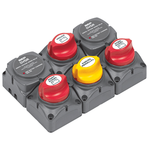 Bep Battery Dist Cluster Twin Outboard W/3 Battery Banks