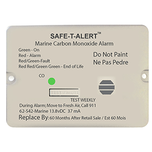 Safe T Alert 62 Series White Carbon Monoxide 12v With Relay