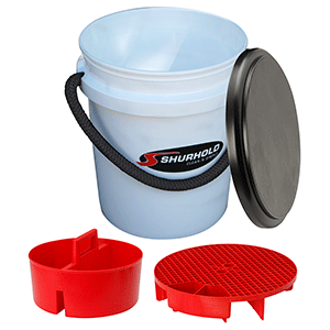 Shurhold 5 Gallon White Bucket Kit
