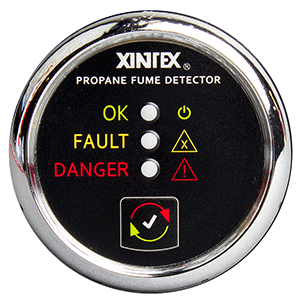 Xintex P-1c-r Propane Fume Detector, 1-channel, W/ Sensor