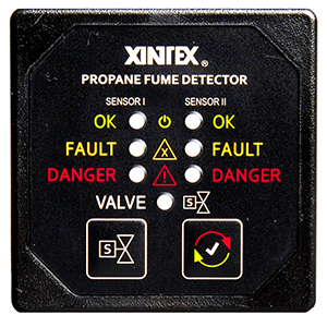 Xintex P-2bs-r Propane Fume Detector, 2-channel, Sensors