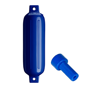Polyform G-3 Twin Eye Fender 5.5" X 19" Cobalt Blue W/air