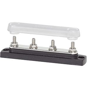 Blue Sea 2307 Busbar 4 X 1/4 Stud With Cover