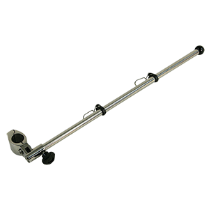 Whitecap Clamp On Flag Pole 1/2" Dia Ss Clamp & Pole