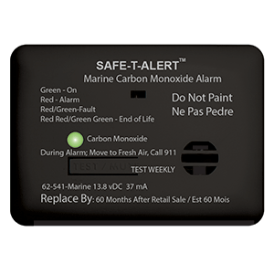 Safe T Alert 62 Series Black Carbon Monoxide 12v With Relay