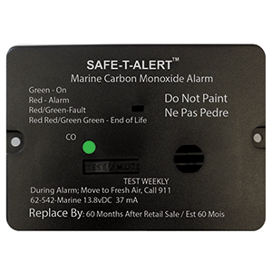 Safe T Alert 62 Series Black Carbon Monoxide 12v With Relay