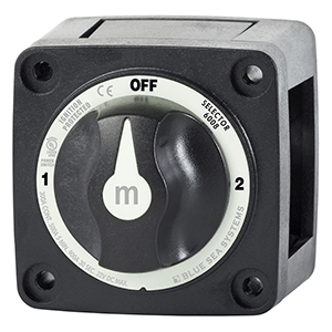 Blue Sea 6008200 M-series Battery Switch 3 Pos Black