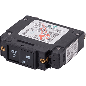 Blue Sea 7445 Ul-489 Circuit Breaker 50a Dc Flat Rocker