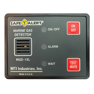 Safe T Alert Gas Vapor Alarm Surface Mount Black