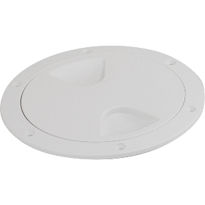 Sea Dog Polypropyene Deck Plate White 5"