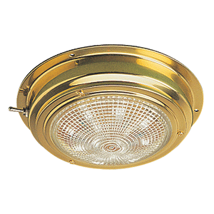Sea Dog Brass Led Dome Light 4" Lens