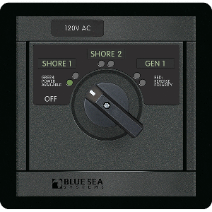 Blue Sea 1482 Rotary Switch 3 Positions + Off 30a 2 Pole