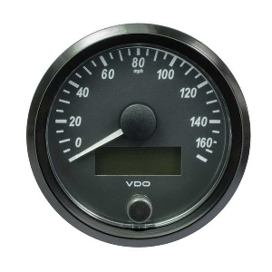 Vdo Singleviu 80mm (3-1/8") Speedometer - 160 Mph