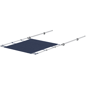Sureshade Ptx Power Shade Ss 51" Wide Navy