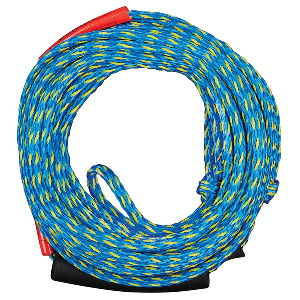 Full Throttle 2 Rider Tow Rope - Blue/yellow
