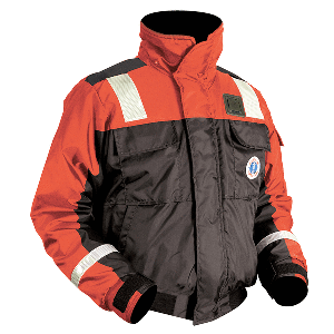 Mustang Classic Flotation Bomber Jacket With Solas Tape