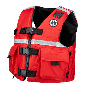 Mustang Sar Vest With Solas Tape Xl Red