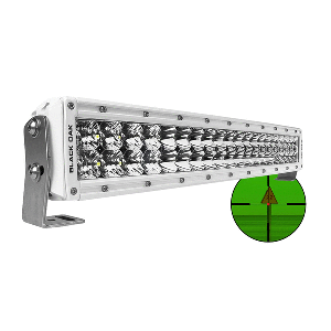 Black Oak 20" Marine Infrared Double Row 850nm White