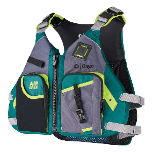 Onyx Airspan Angler Life Jacket - M/l - Green