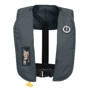 Mustang Mit 70 Manual  Inflatable Pfd Admiral Gray
