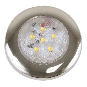 Scandvik B3 Downlight Surface Mount Cool White - Ss Trim