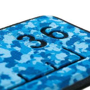 Seadek 36" Routed Ruler - 6mm Brushed Aqua Camo/black
