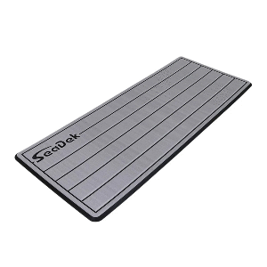 Seadek 14" X 36" 20mm Small Teak Helm Pad Storm Gray/black