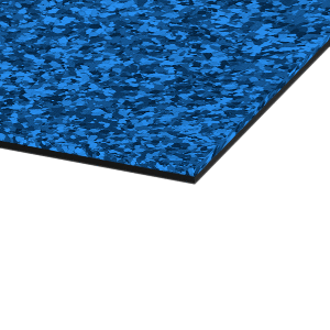 Seadek 40x80" 6mm Sheet Two Color Brushed Aqua Camo/black