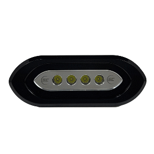 Shadow-caster Flush Mount Spreader Light Black Housing