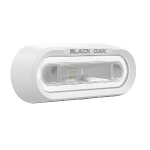 Black Oak Low Pro Bracket White - White Led
