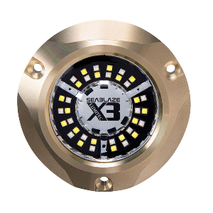 Lumitec Seablaze X3 Dual Color White Blue Underwater Light