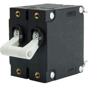 Egis A Series White Toggle  Panel Mount Circuit Breaker