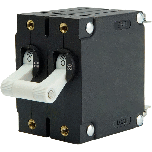 Egis A Series White Toggle  Panel Mount Circuit Breaker