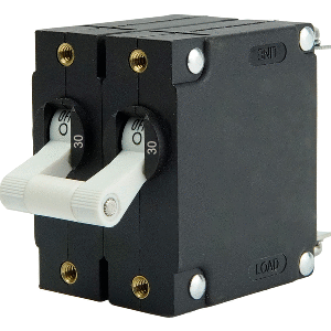 Egis A Series White Toggle Panel Mount Circuit Breaker
