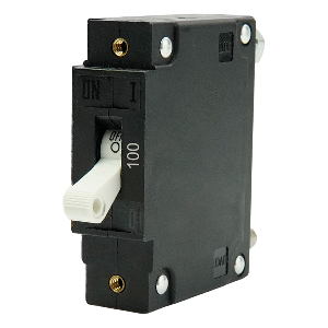 Egis C Series White Toggle Panel Mount Circuit Breaker