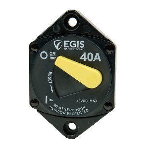 Egis 40a Panel Mount Circuit Breaker 87 Series